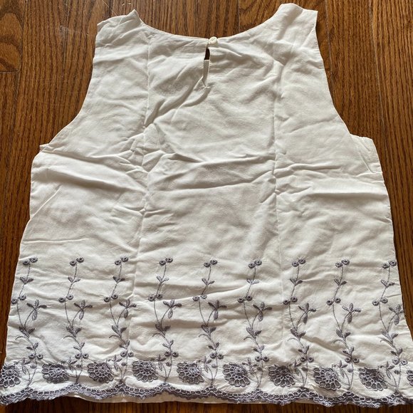 Girls cotton sleeveless blouse - Picture 2 of 3
